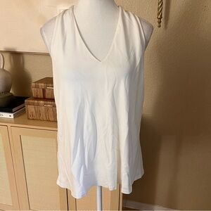 MASSIMO DUTTI NWT White‎ Sleeveless Top Size Medium